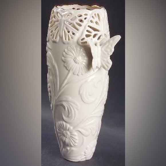 Lenox Butterflies & Lace 8" Bud Vase - Picture 2 of 15